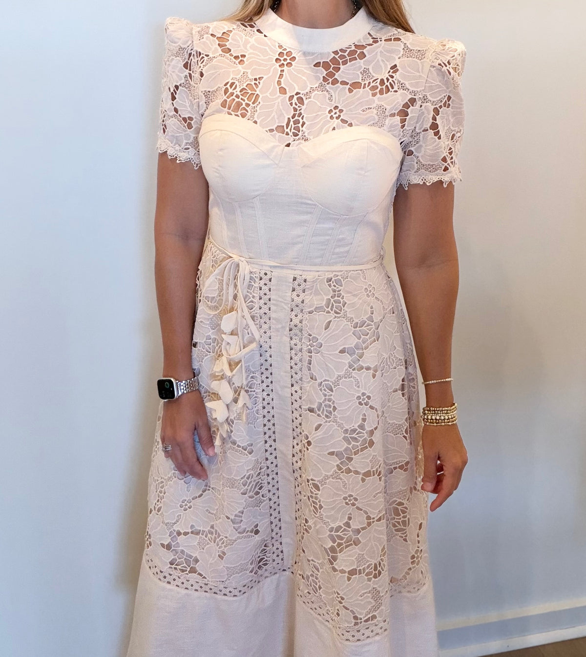 Lace Corset Midi