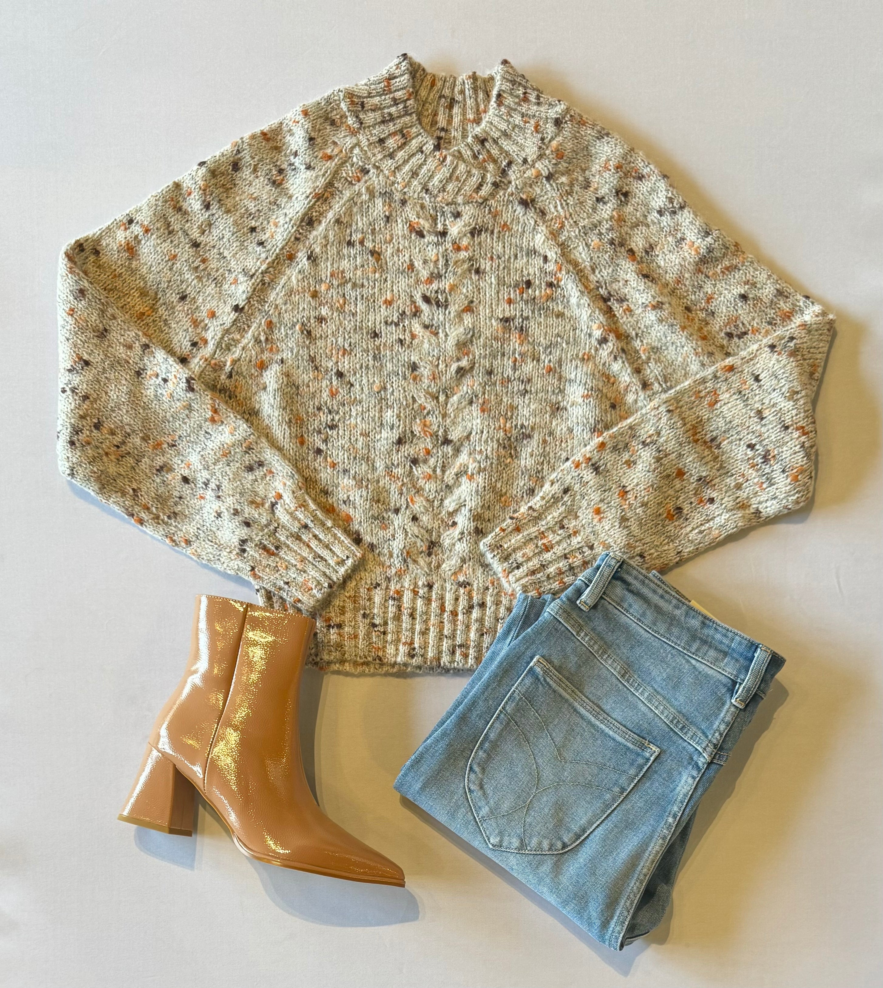 Colored Speckle Sweater