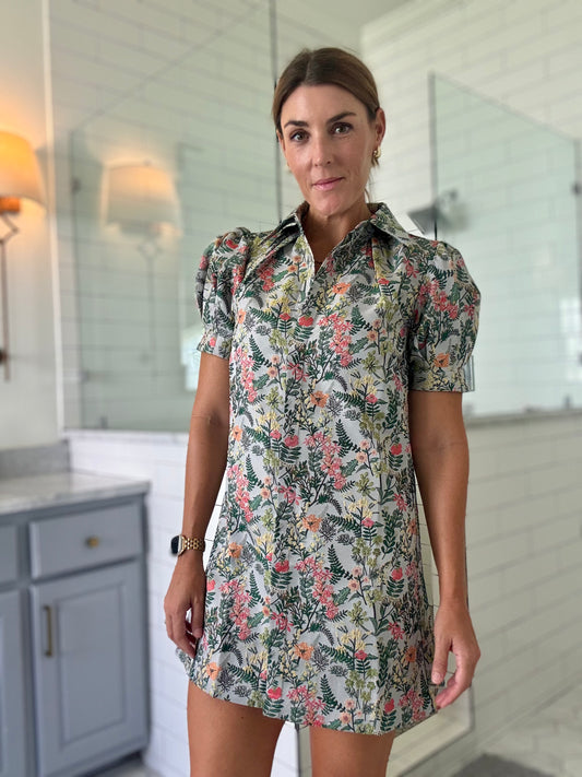 Vivienne Button Dress