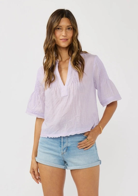 Lilac Pintuck Blouse