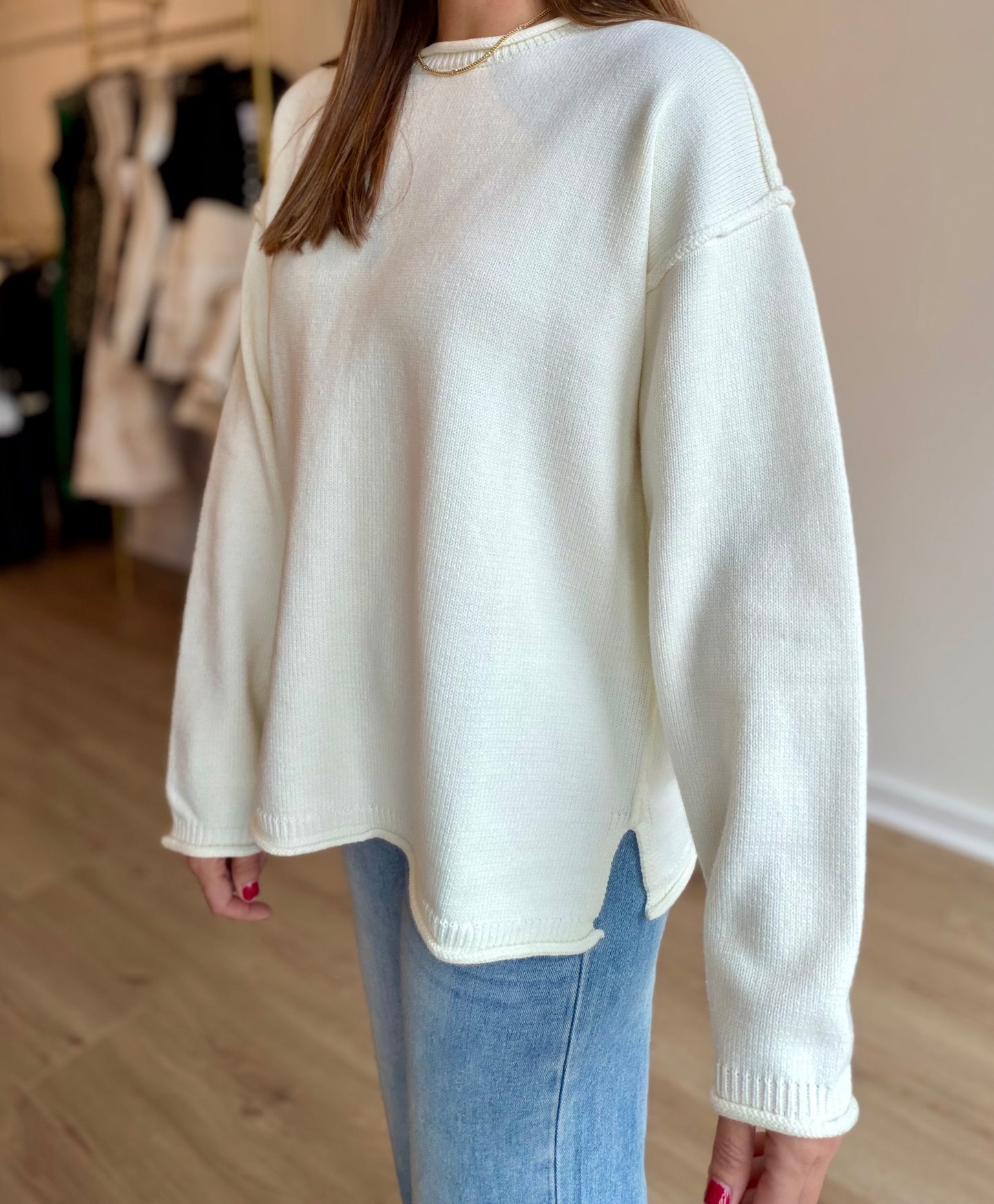 Roll Neck Staple Sweater