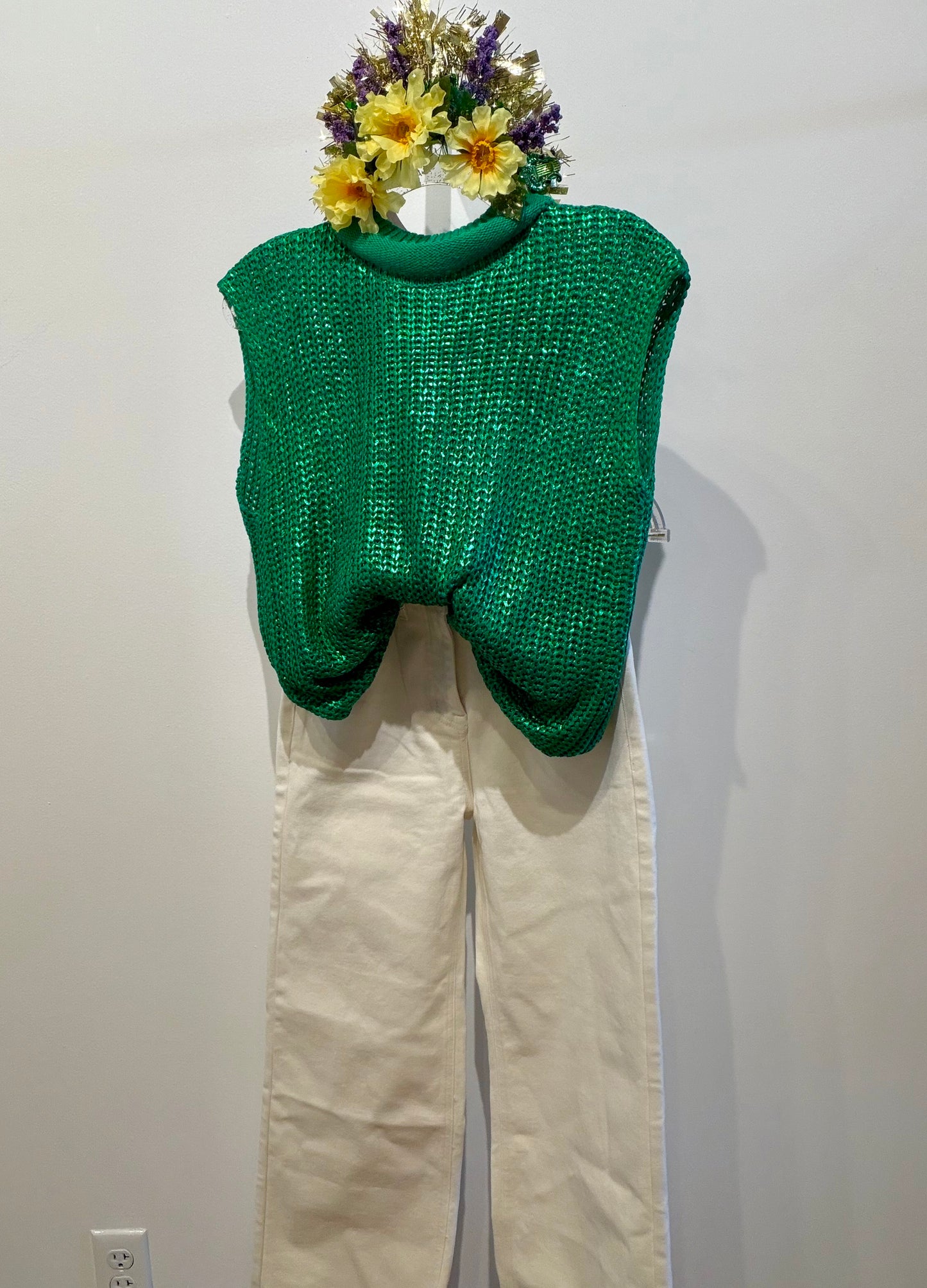 Metallic Mardi Knit