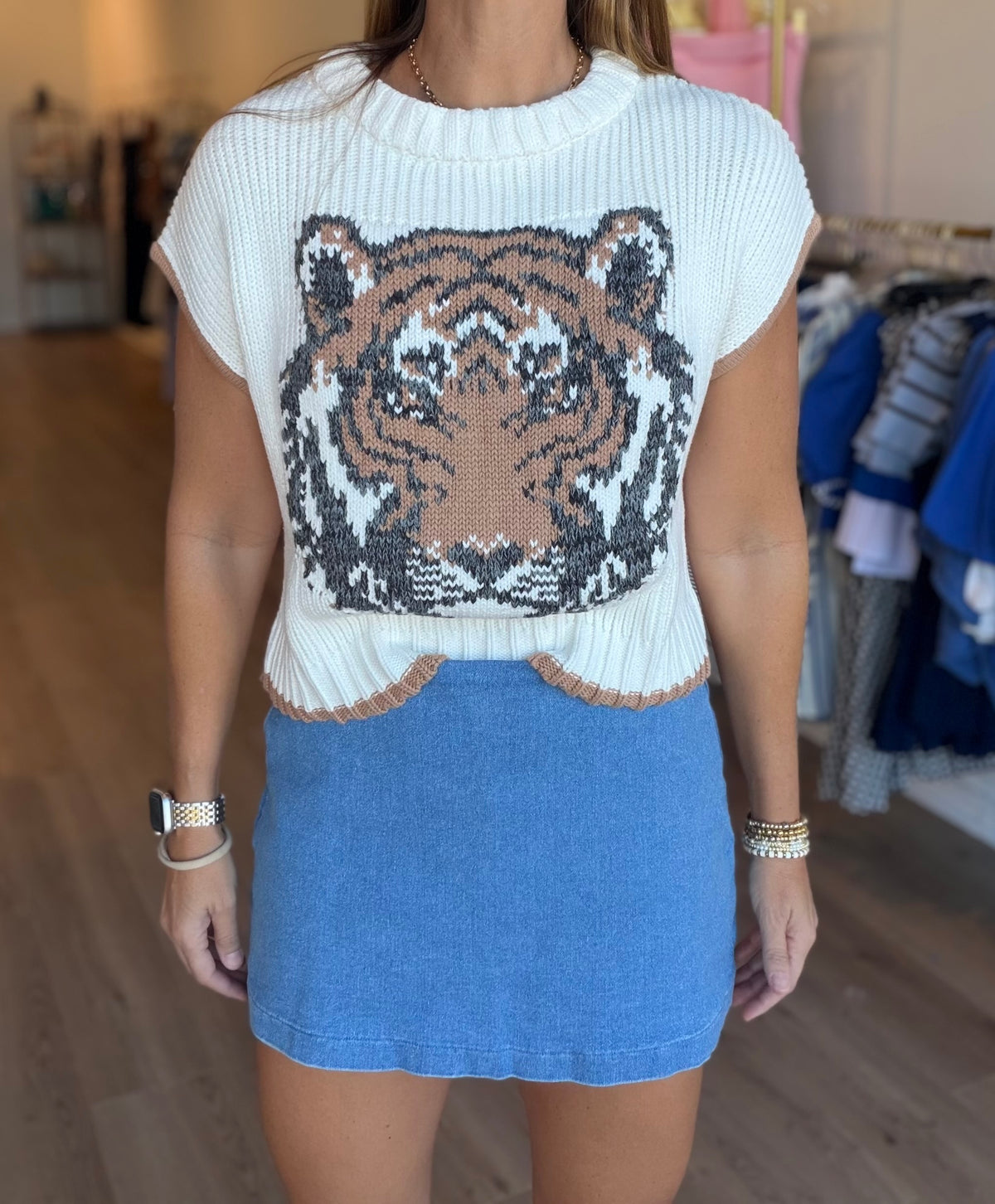 Tiger Face Sweater