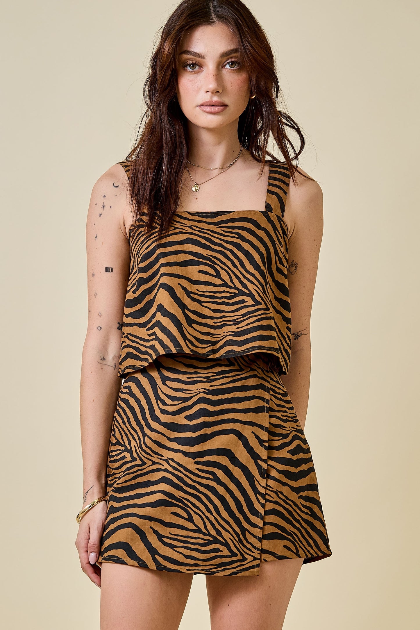 Tiger Print Top
