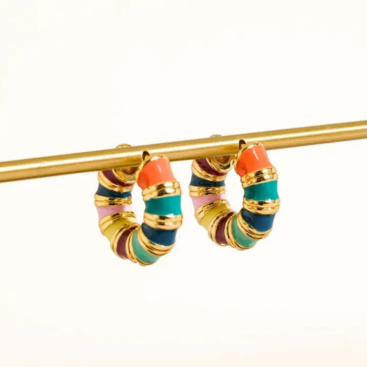Agata 18K Earring