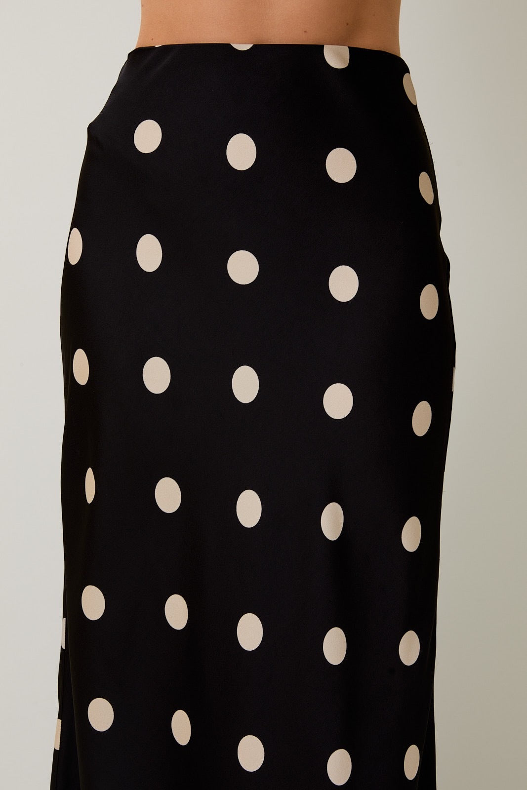 Polka Satin Maxi