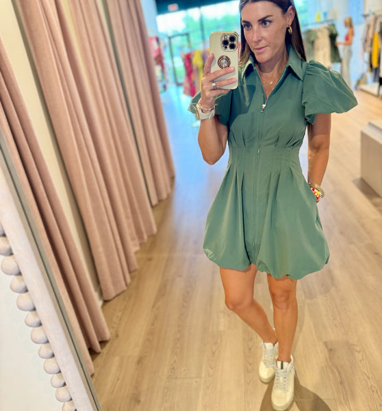 Bubble Zip Dress