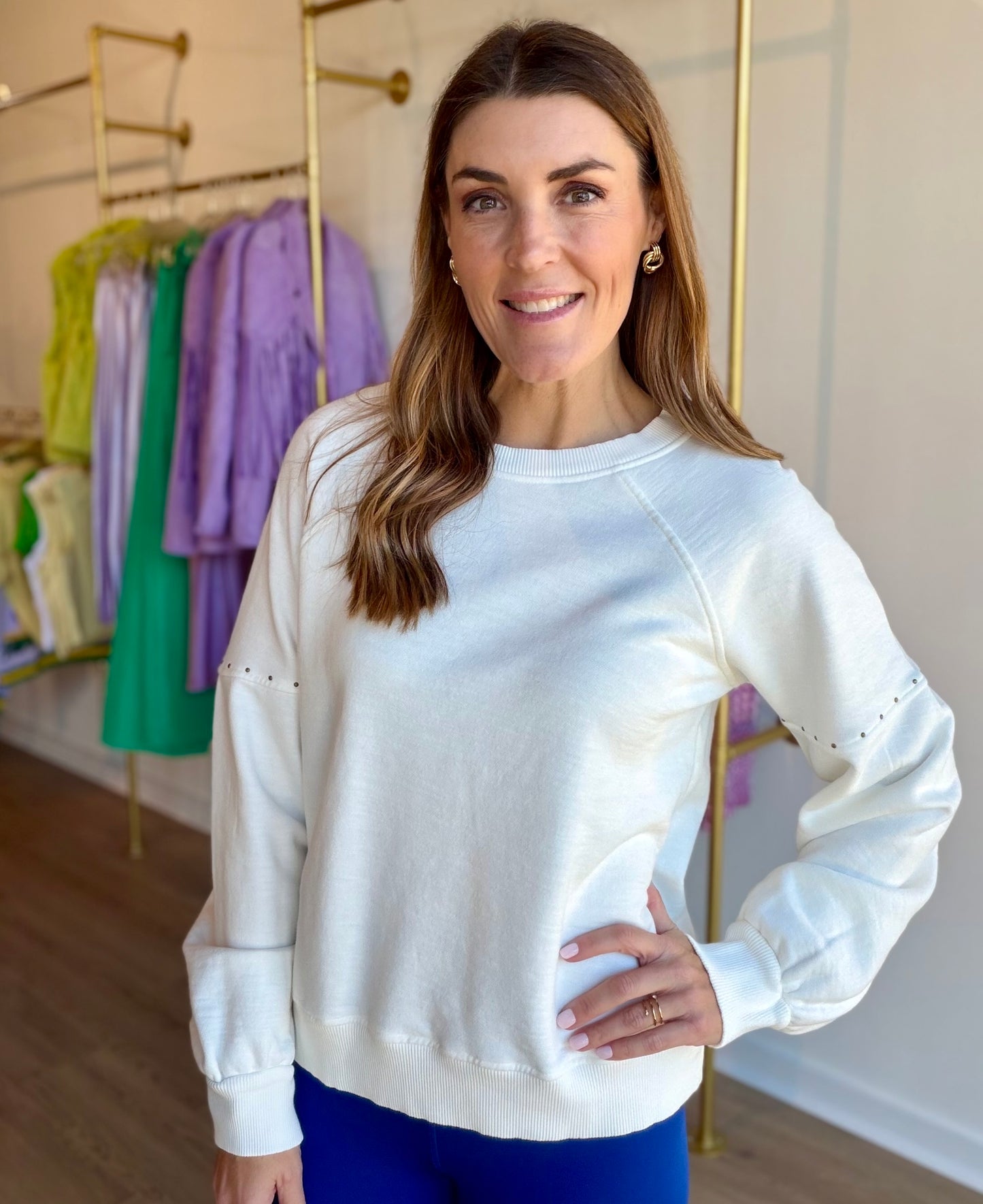 Micro Stud Pullover