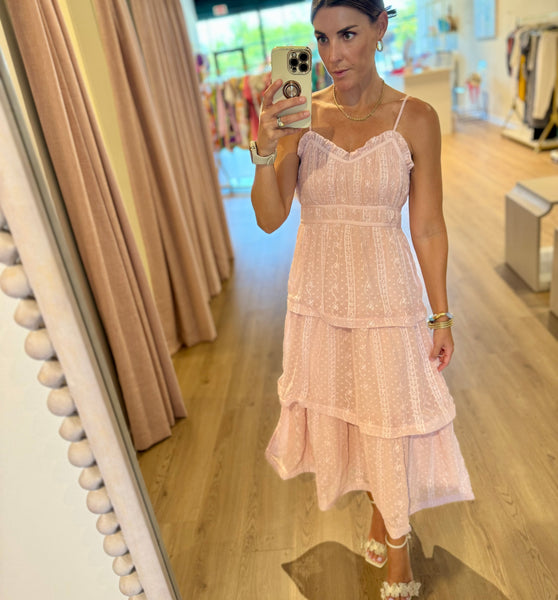 Precious Pink Maxi Dress
