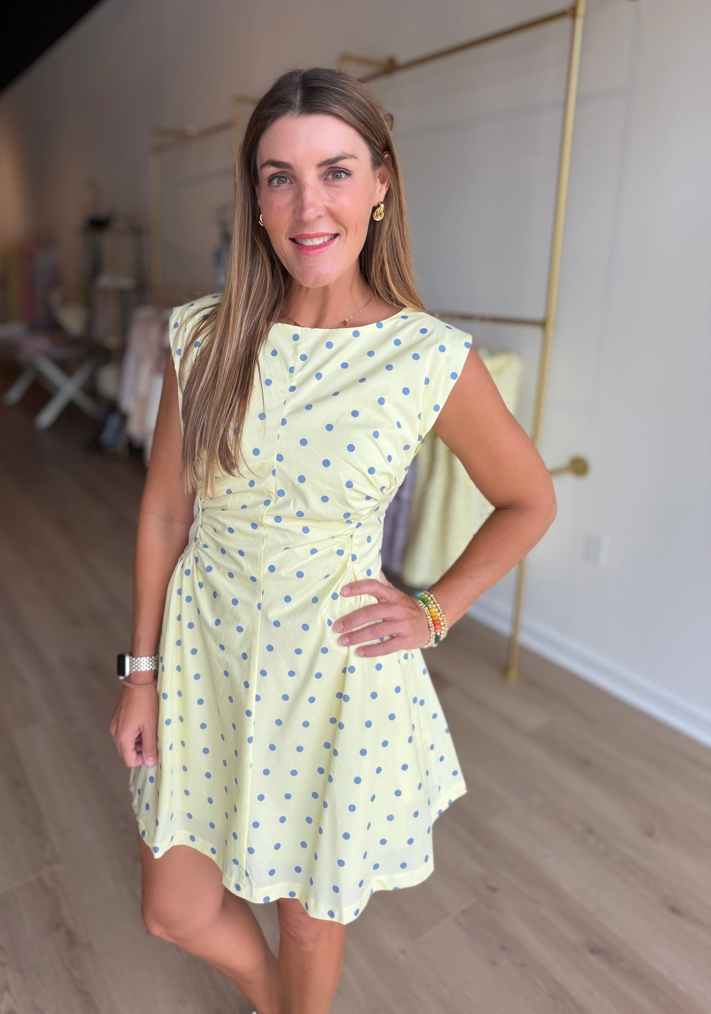 Butter Polka Dot Mini
