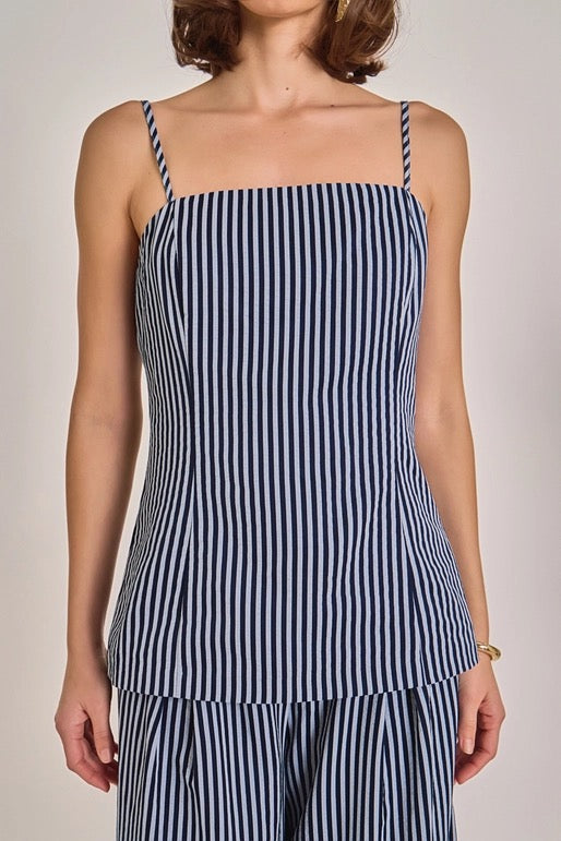 Stripe Long Top