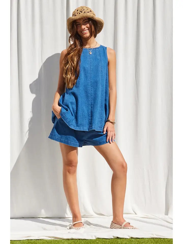 Audrey Denim Set