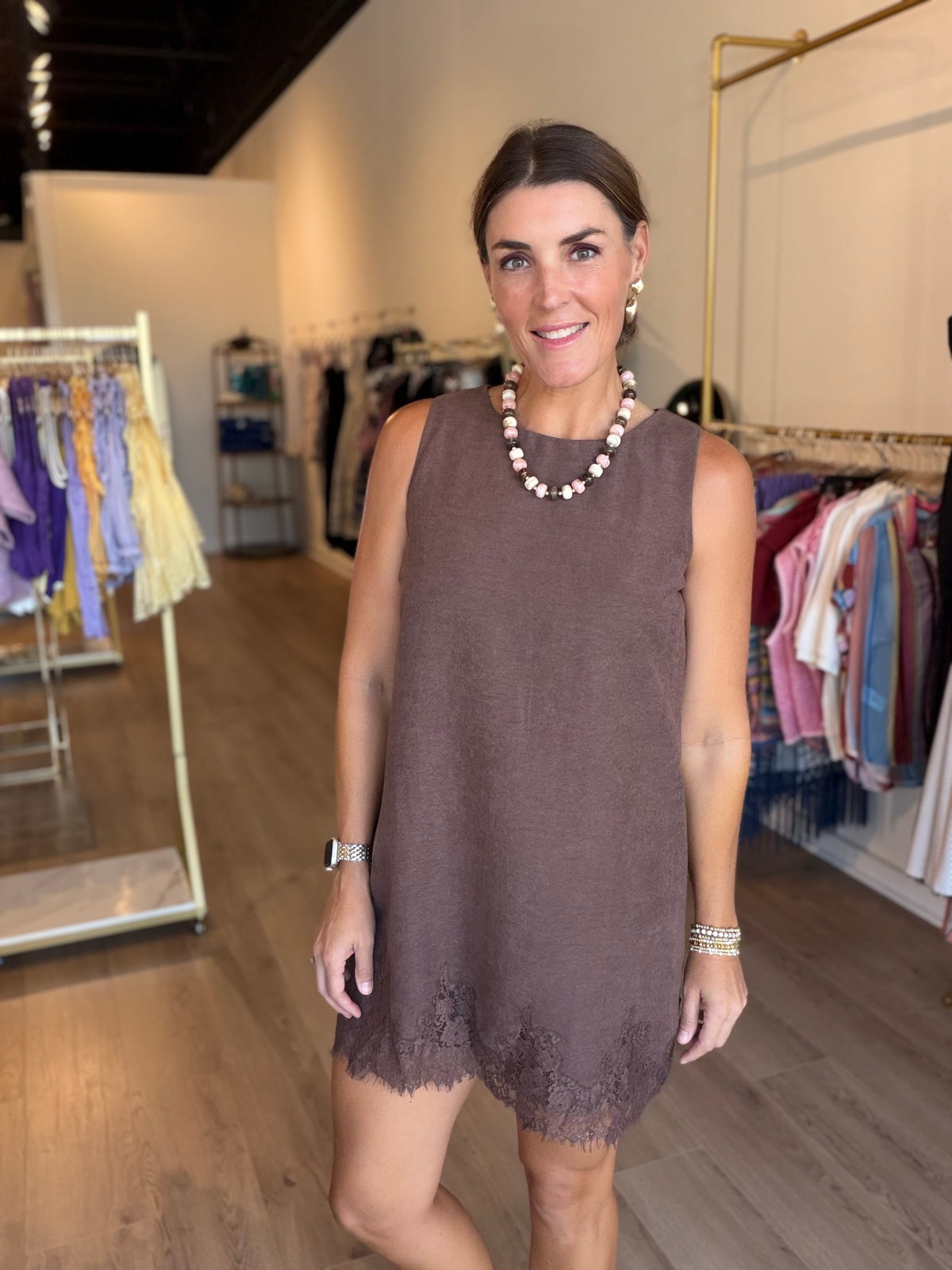 Chocolate Lace Shift