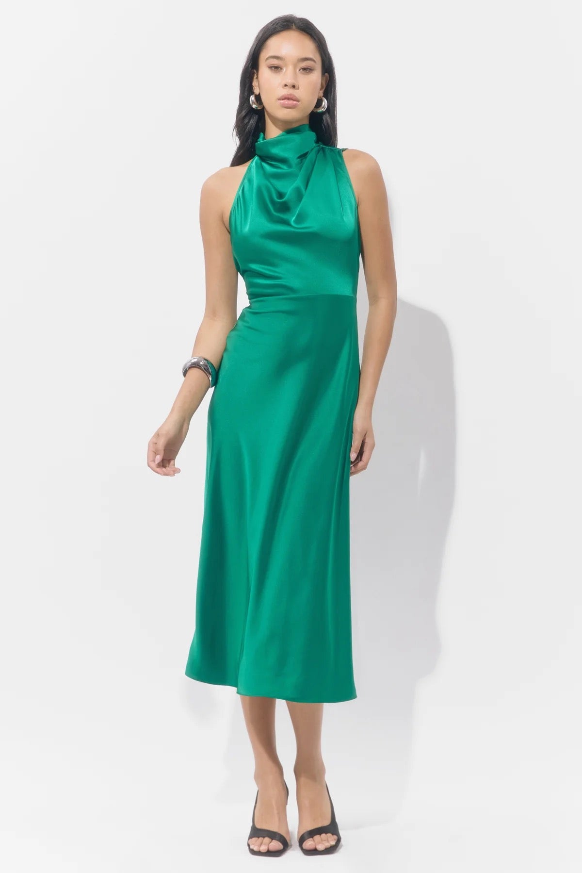 Jodie High Neck Midi