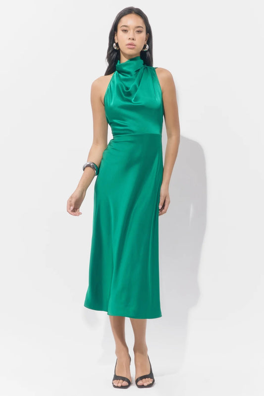Jodie High Neck Midi