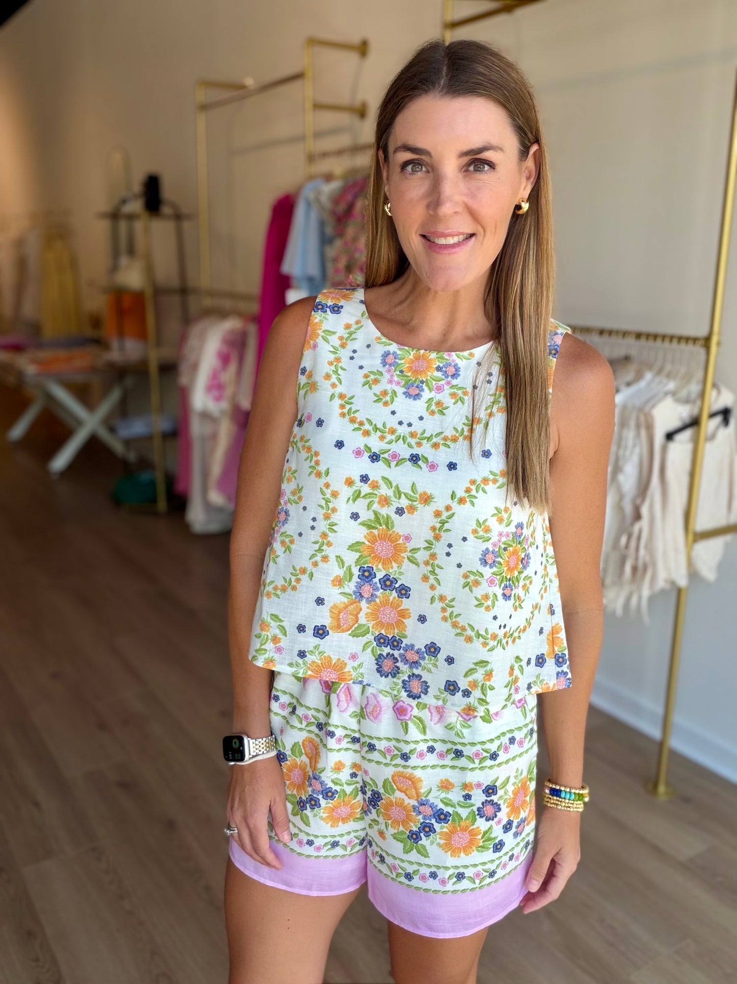 Floral Layered Romper