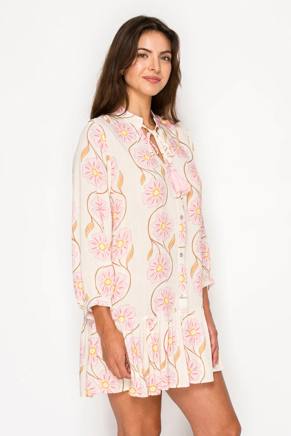 Floral Swirl Dress