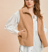 Camel Fleece Vest