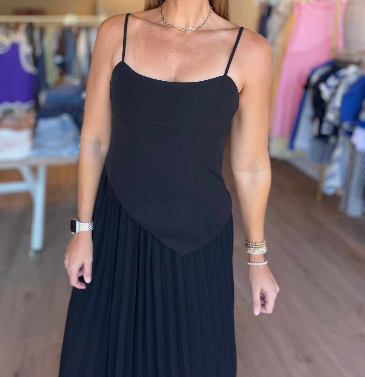 Asymmetric Waist Midi