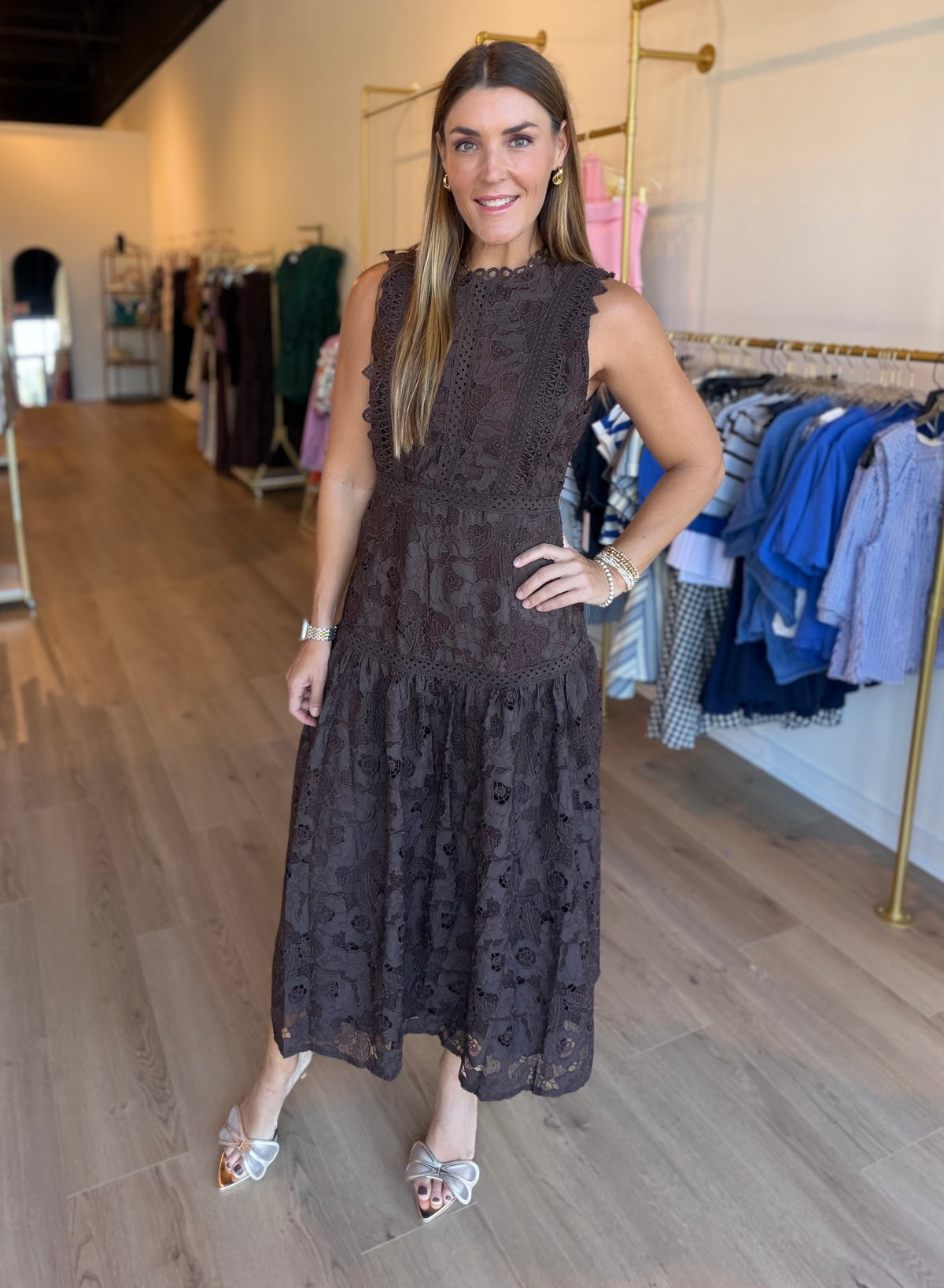 Elegant Lace Midi