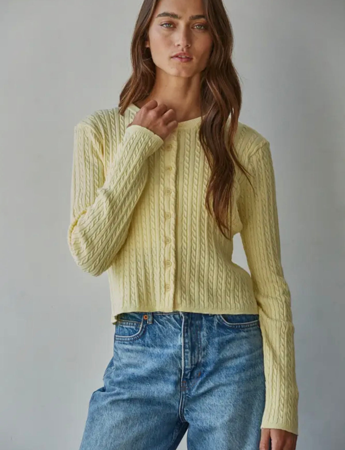Butter Cable Cardi