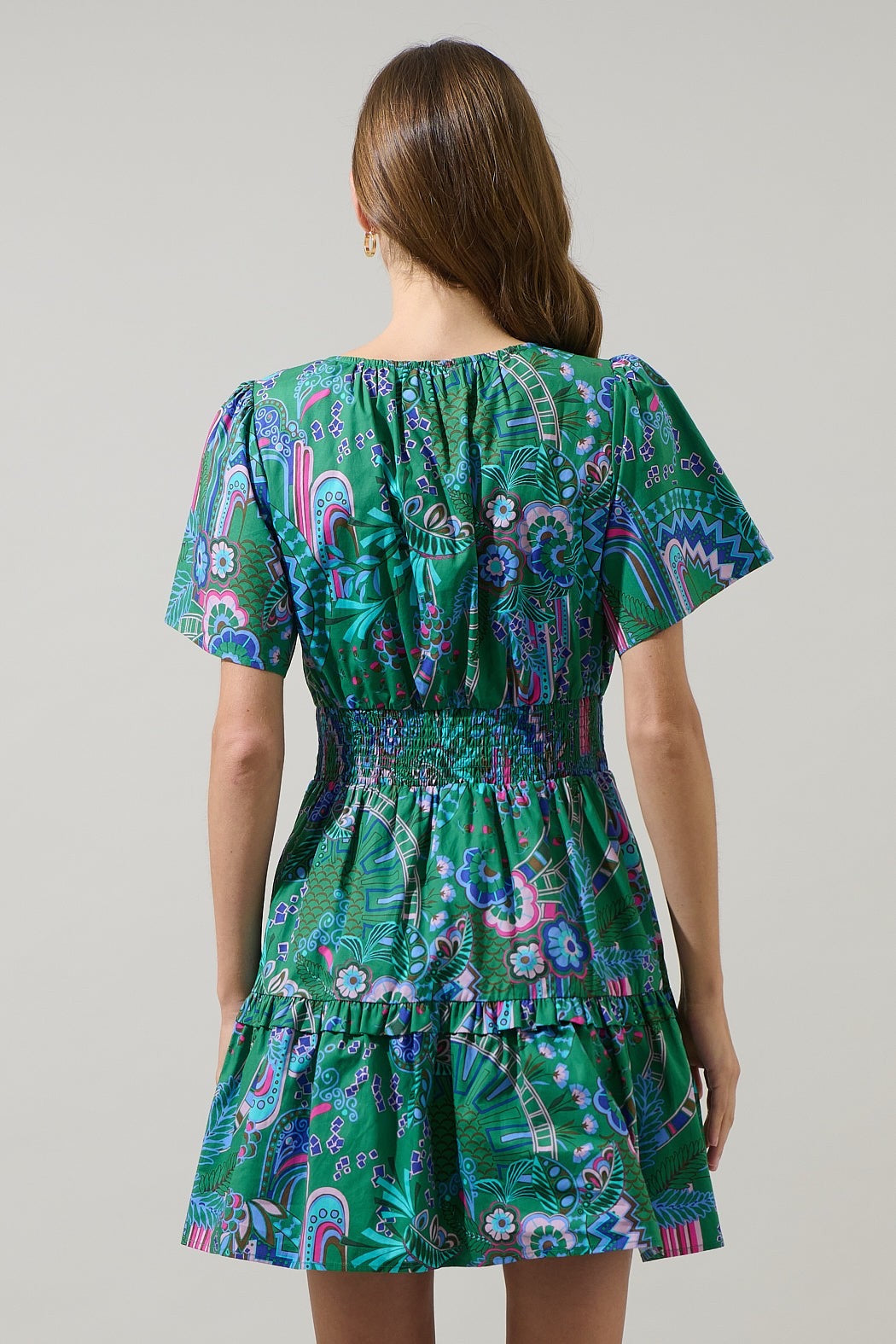 Geo Aylin Smocked Mini