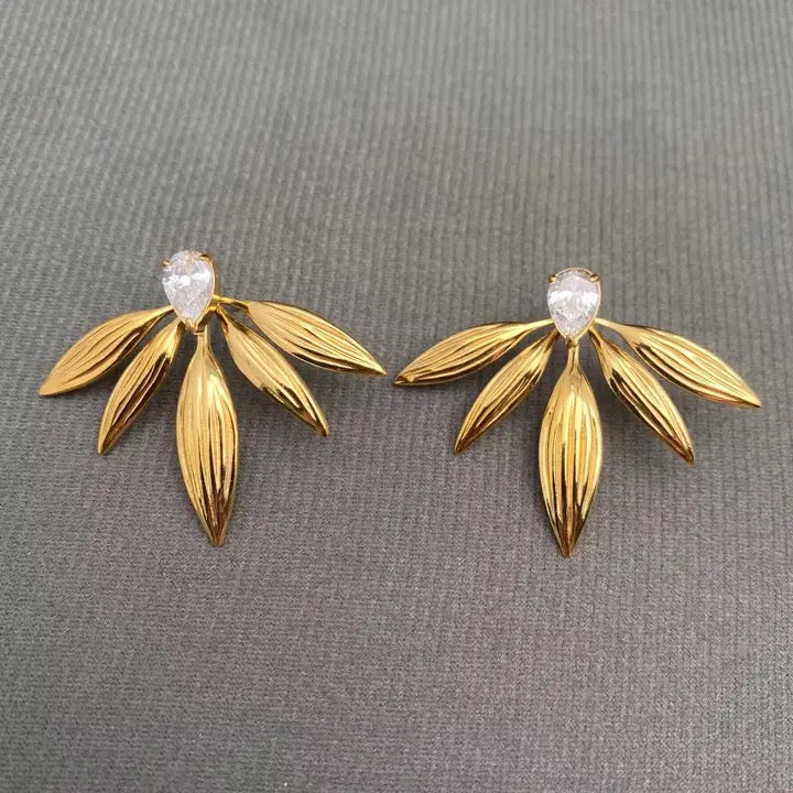 18k Plated Leaf Shapes