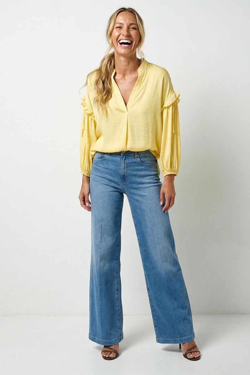 Yellow Balloon Blouse