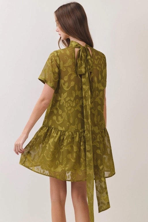 Olive Tini Mini Dress
