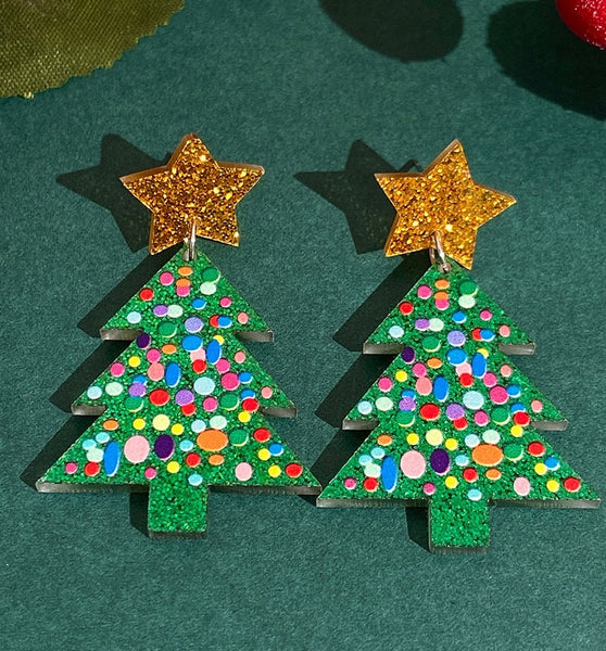 Topper Tree Earring