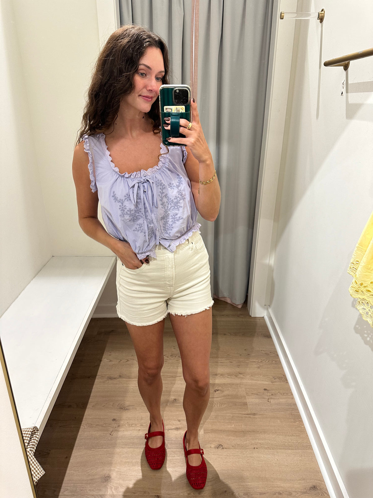 Angie Button Blouse