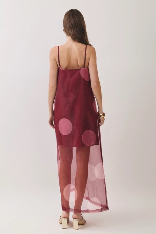 Burgundy Blush Midi