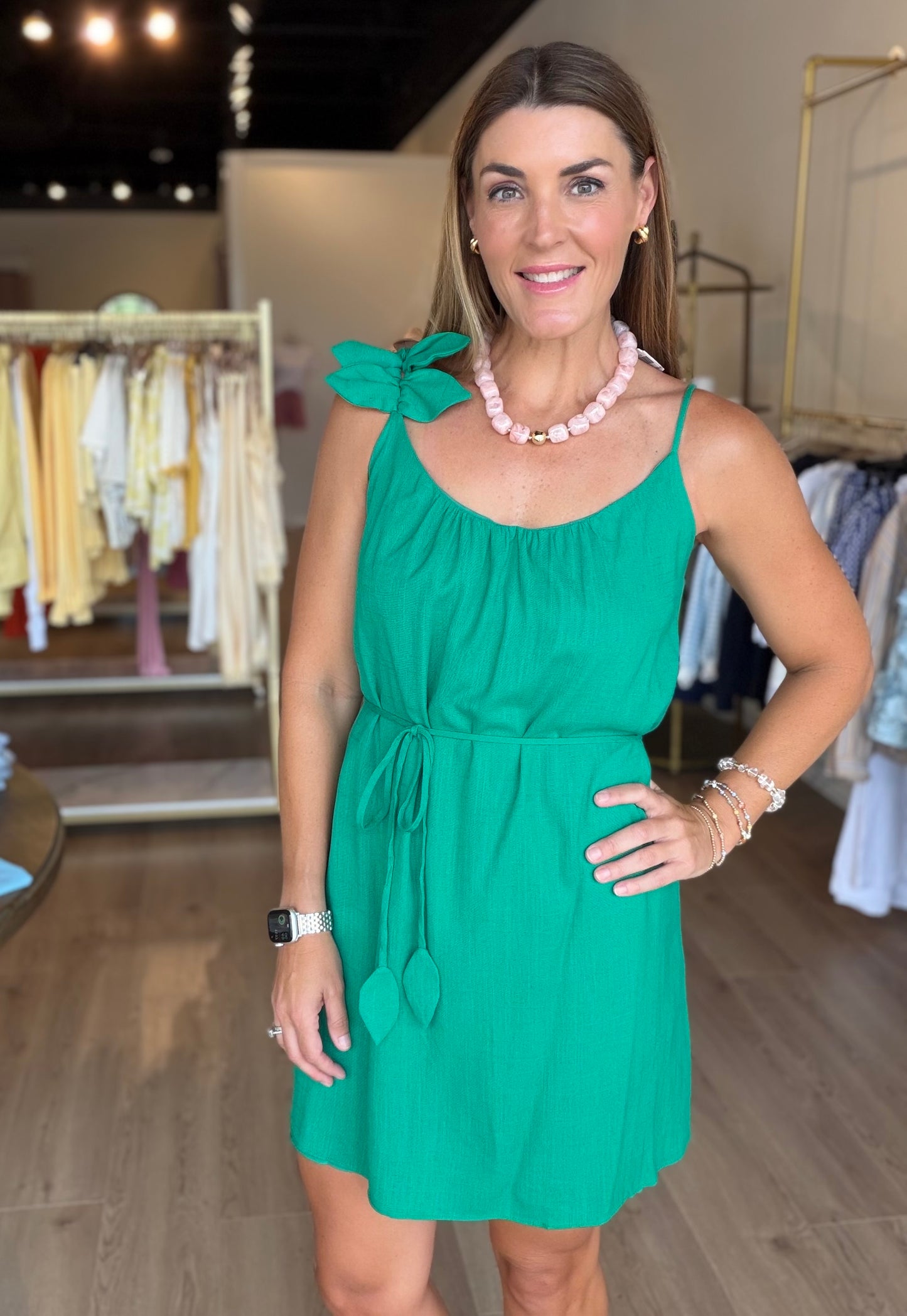 Petal Linen Dress