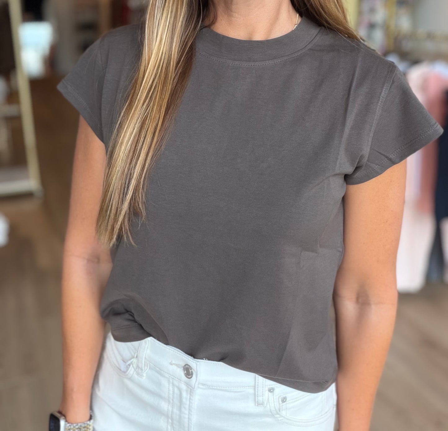 Valerie Cap Slv Tee
