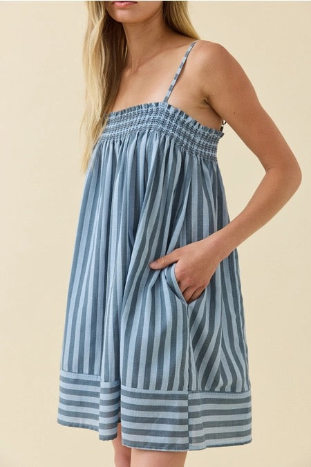Blue Stripe Mini