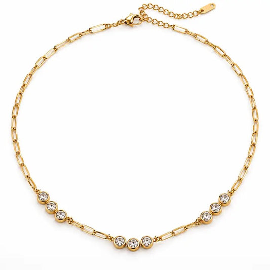 Crystal Chain Necklace