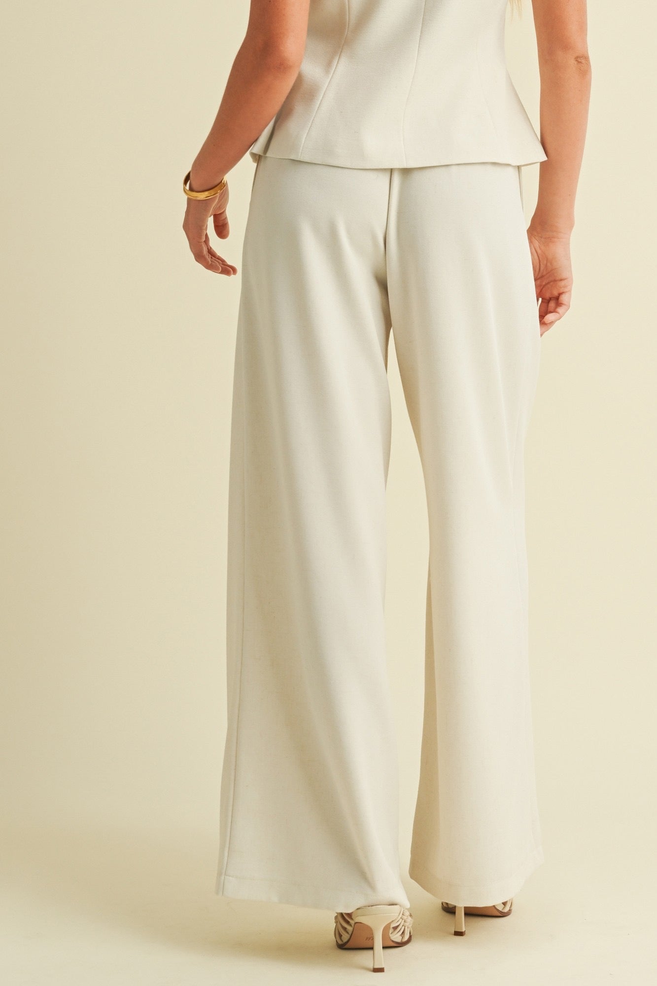 Pintuck Wide Pant