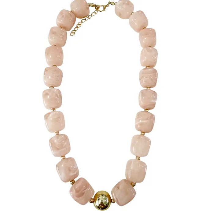 Taupe Pink Stones