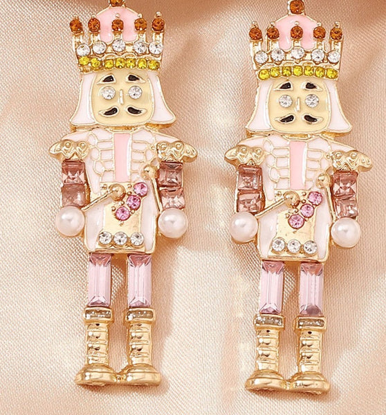 Jeweled Nutcracker Earring