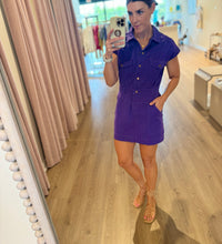 Button Up Purple Cowgirl Dress