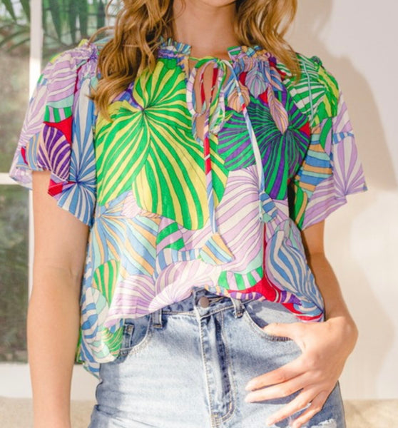 Tropical blouse