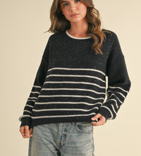 Striped Sequin Sweater