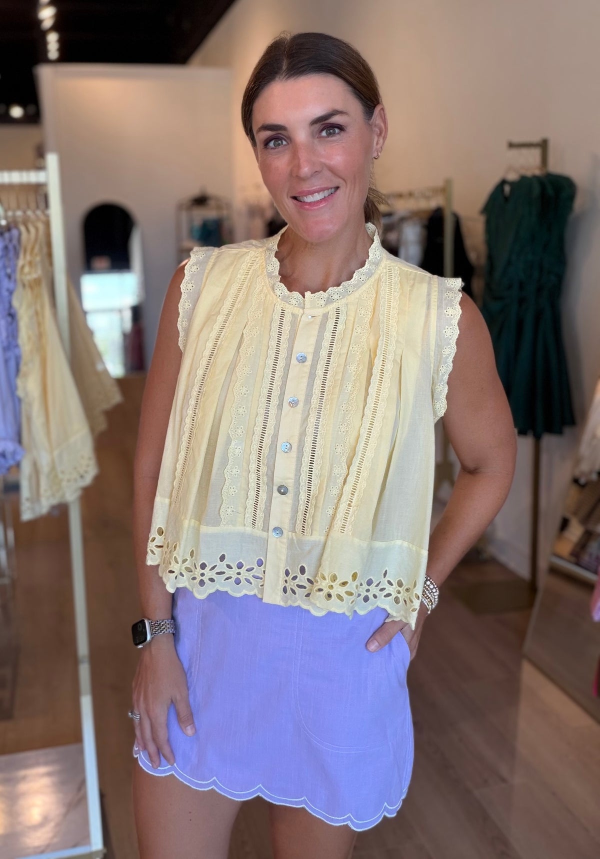 Broderie Brody Top