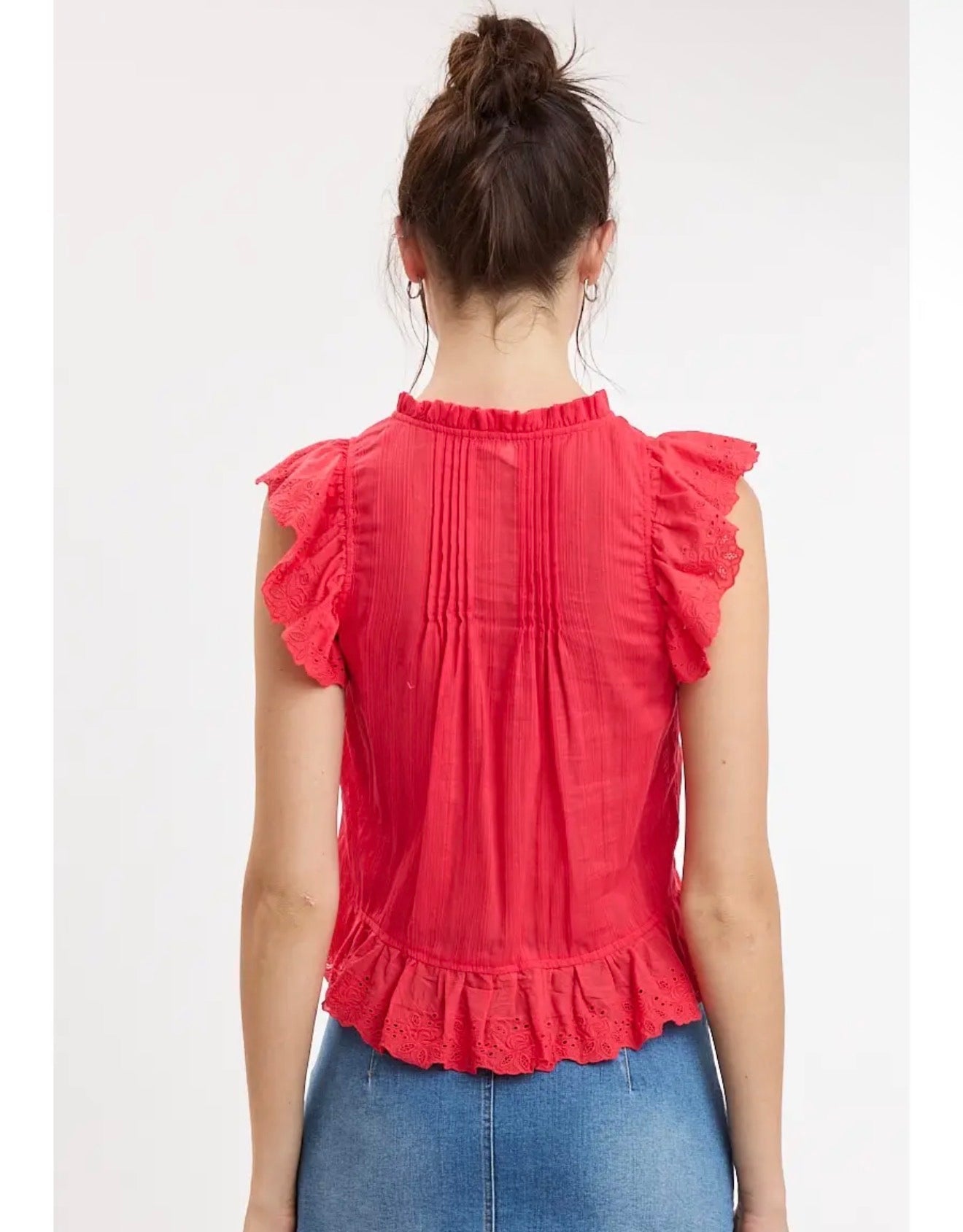 Ruffle Lace Top