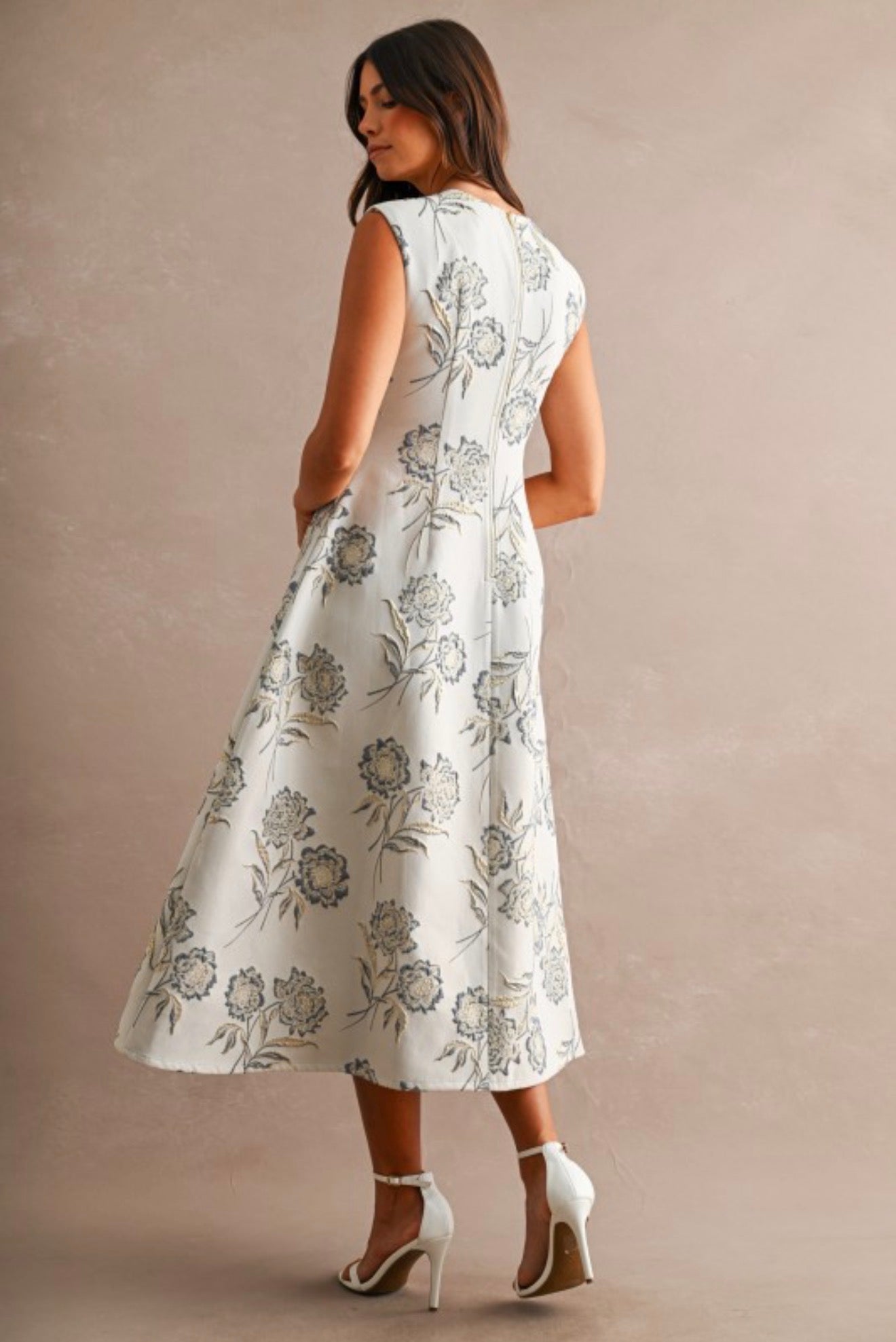 Golden Blue Midi