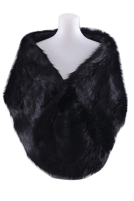 Faux Fur Shawl