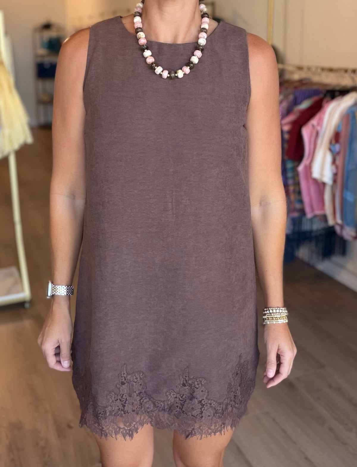 Chocolate Lace Shift