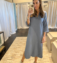 gauze caftan midi