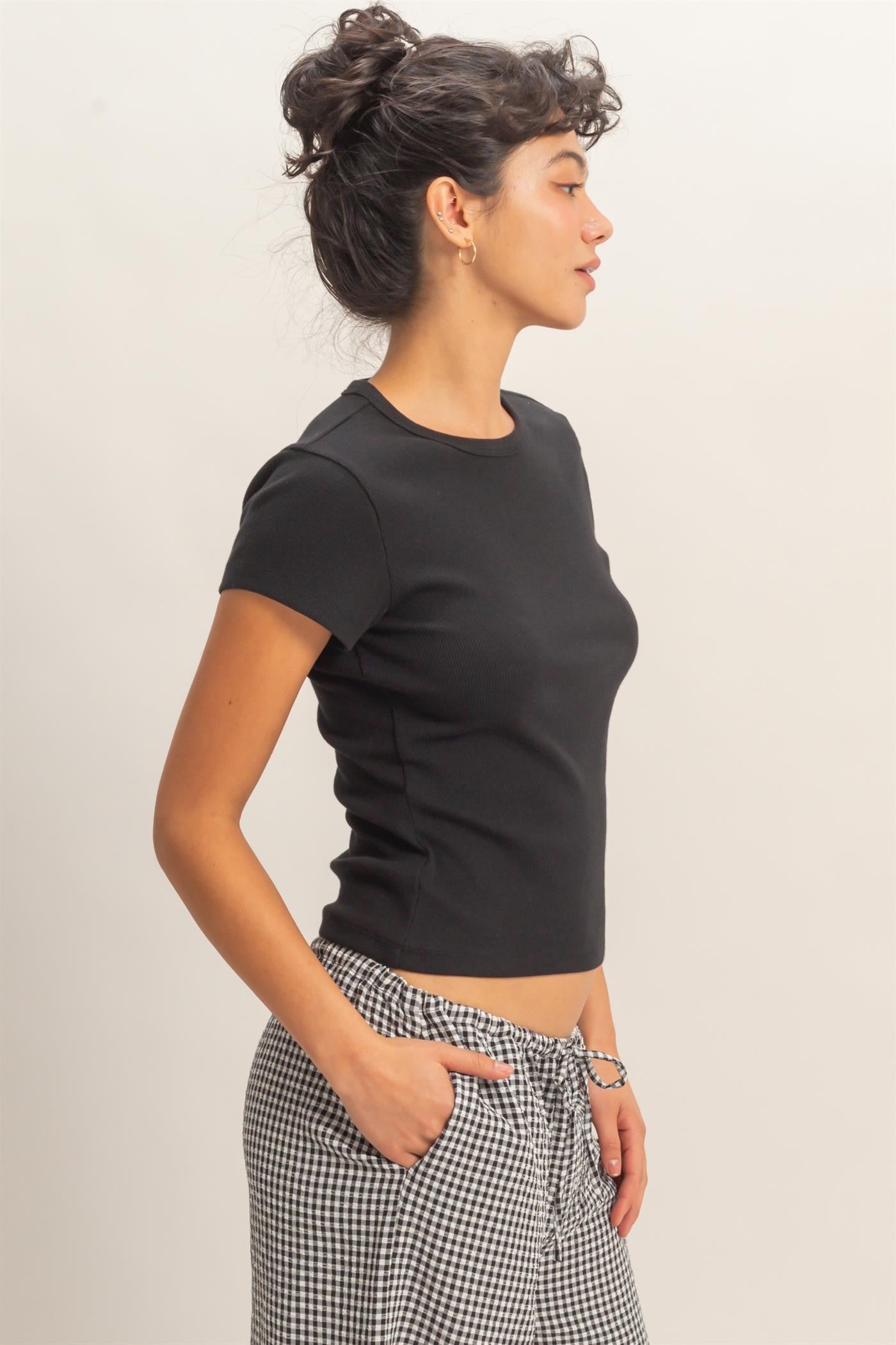 Constructed Rib Top