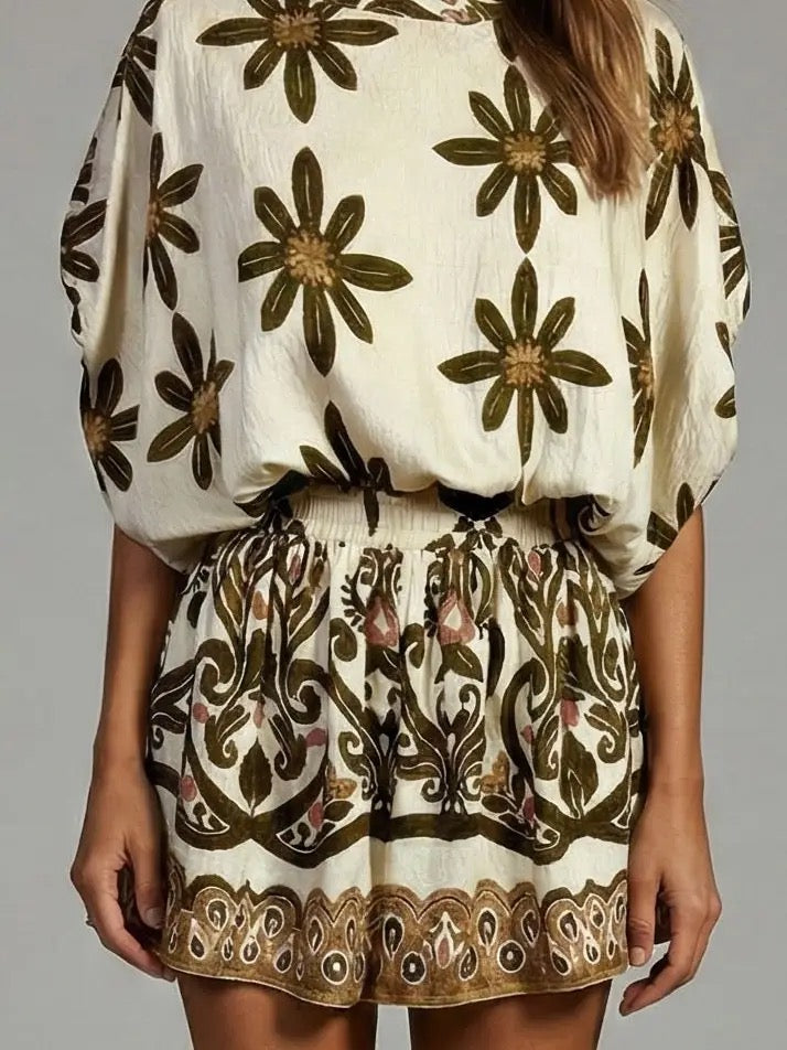 Olive Veil Set